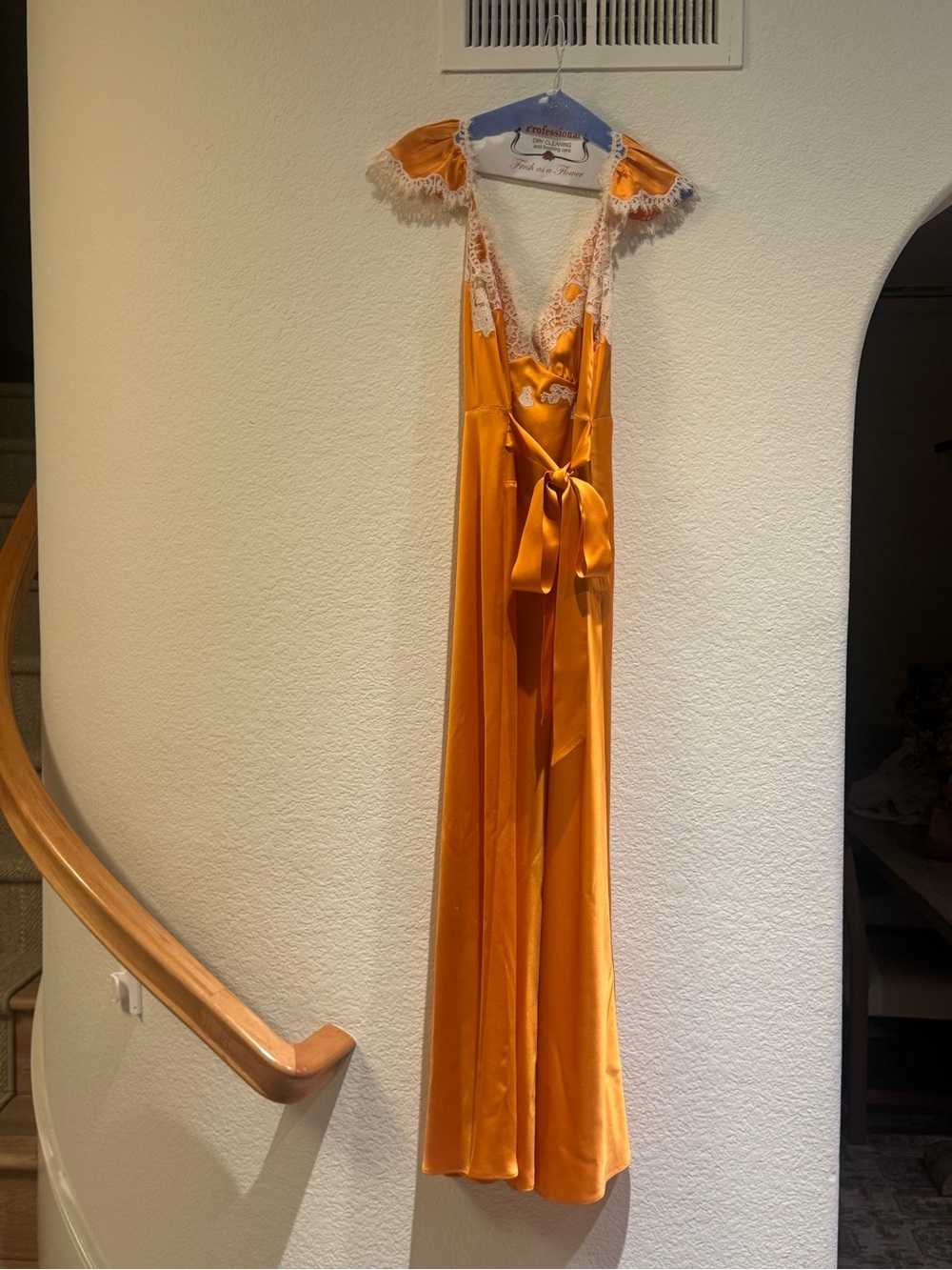 DOEN Fiona Dress in Tangerine - Picture 8 of 11